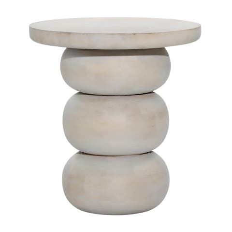 Doretta Mango Wood Side Table