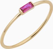 Oradina 14K Gold Fresco Baguette Ring
