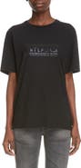Saint Laurent Tonal Logo Graphic Tee