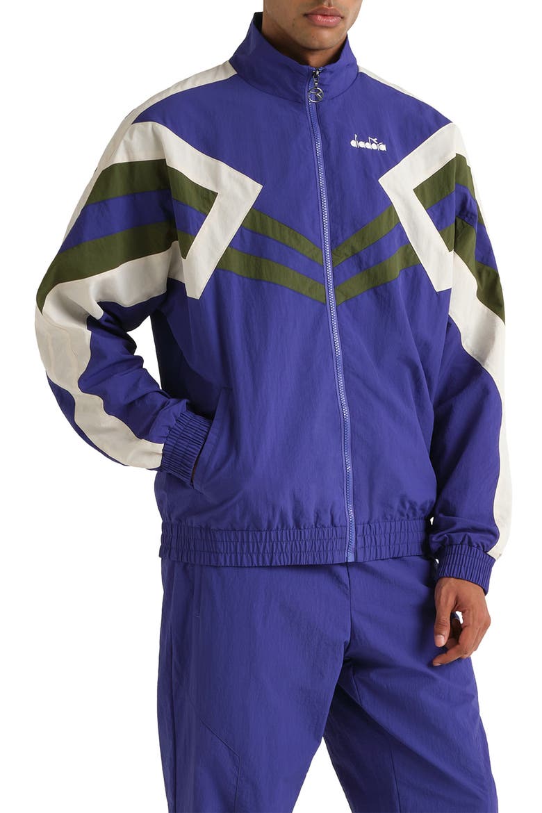 x Palmes Legacy Track Jacket, Alternate, color, NAVY