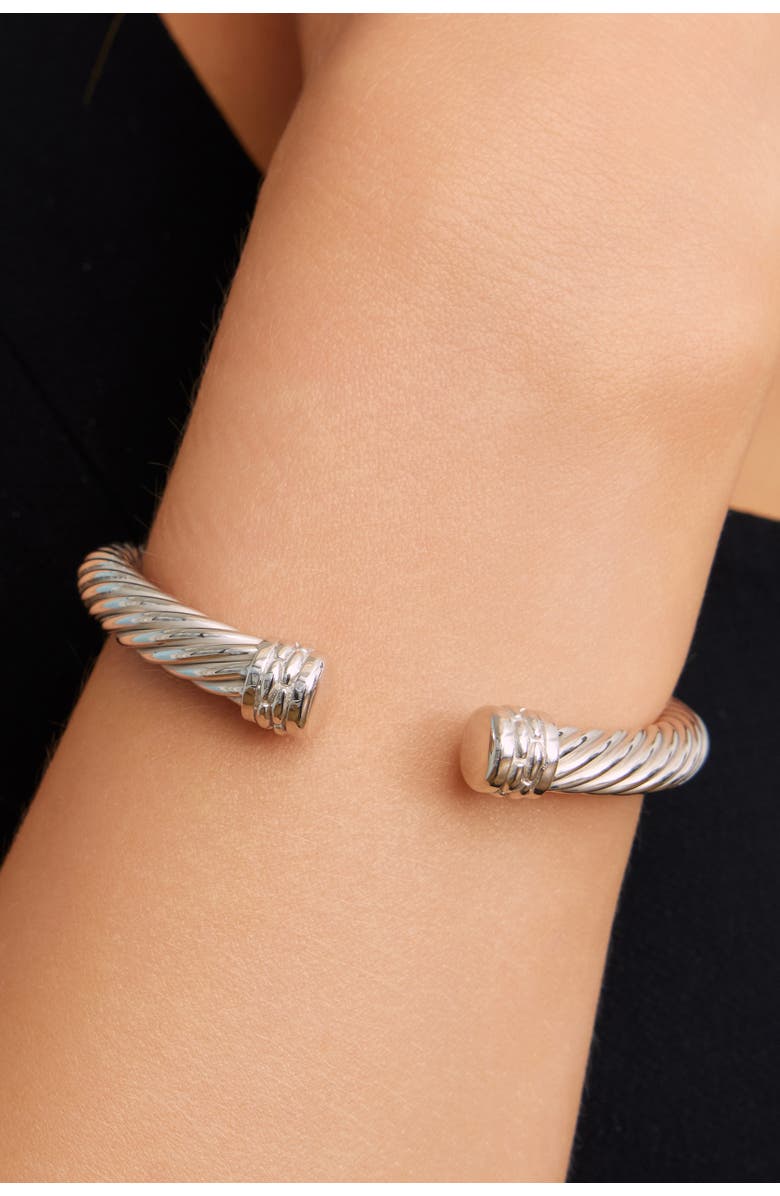 Oradina Candy Cane Cuff in Sterling Silver, Alternate, color, 
