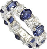 SUZY LEVIAN Oval Cut Sapphire Band Ring