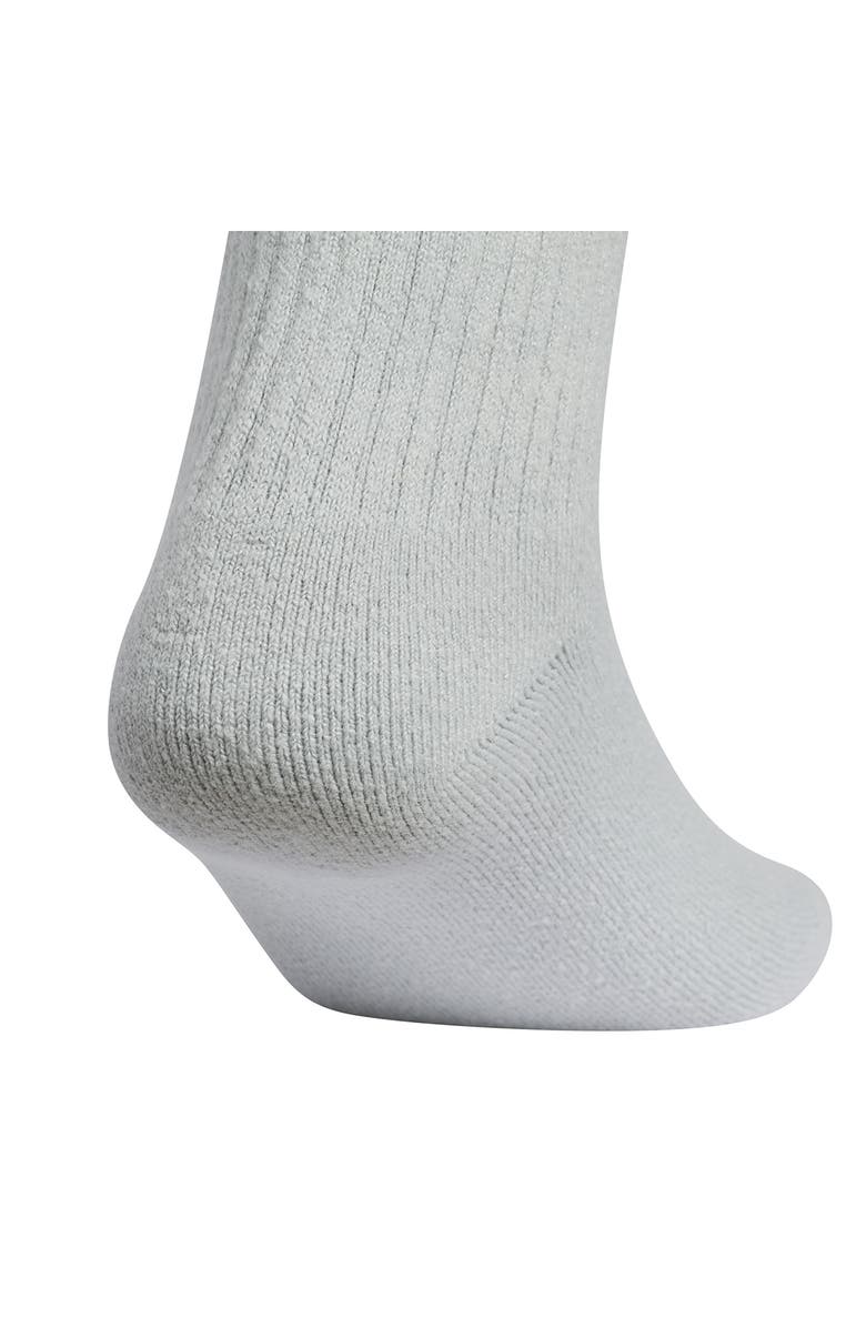 adidas Originals 3-Pack Supersoft Comfort Crew Socks, Alternate, color, Grey/ Blue/ Mint