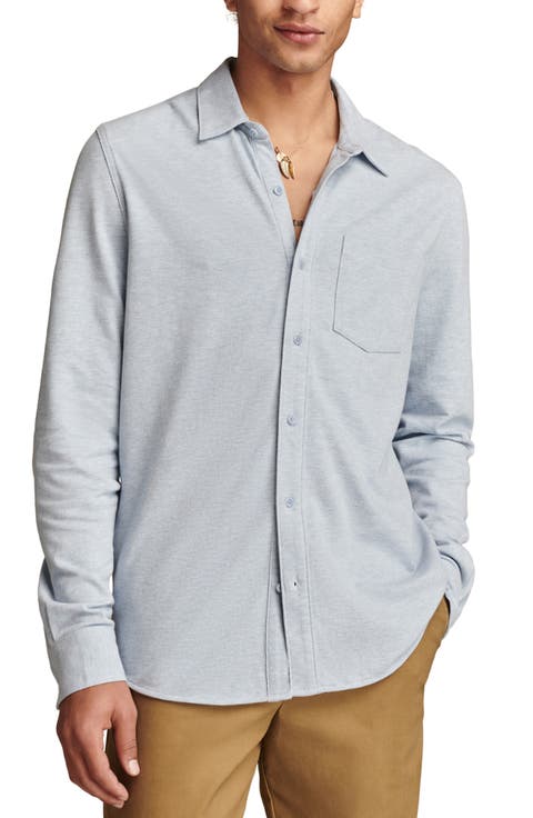 Stretch Cotton Oxford Dress Shirt