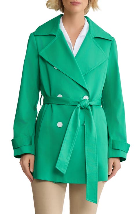 Double Breasted Trench Coat (Regular & Petite)