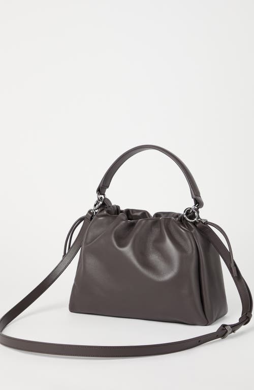 BRUNELLO CUCINELLI BRUNELLO CUCINELLI SMALL SOFT LEATHER MELLOW BUCKET BAG 