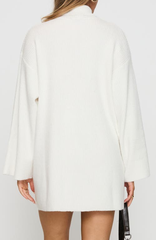 PRINCESS POLLY PRINCESS POLLY SONELLE LONG SLEEVE SWEATER MINIDRESS