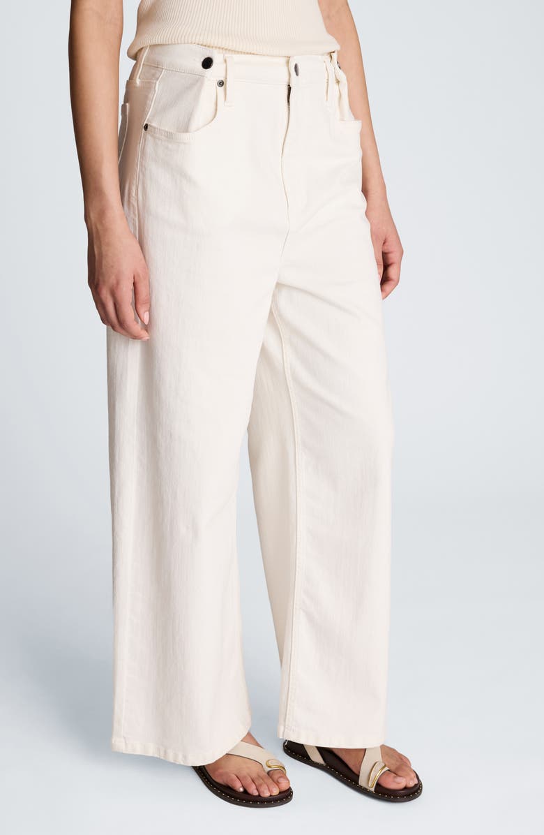 Kenneth Cole Adjustable Waist Wide Leg Pants, Alternate, color, 