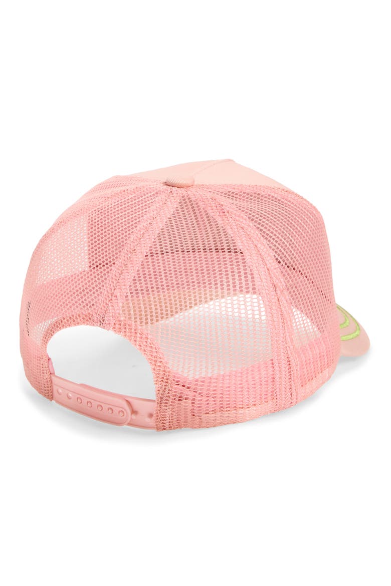 Ciao Trucker Baseball Cap, Alternate, color, PINK