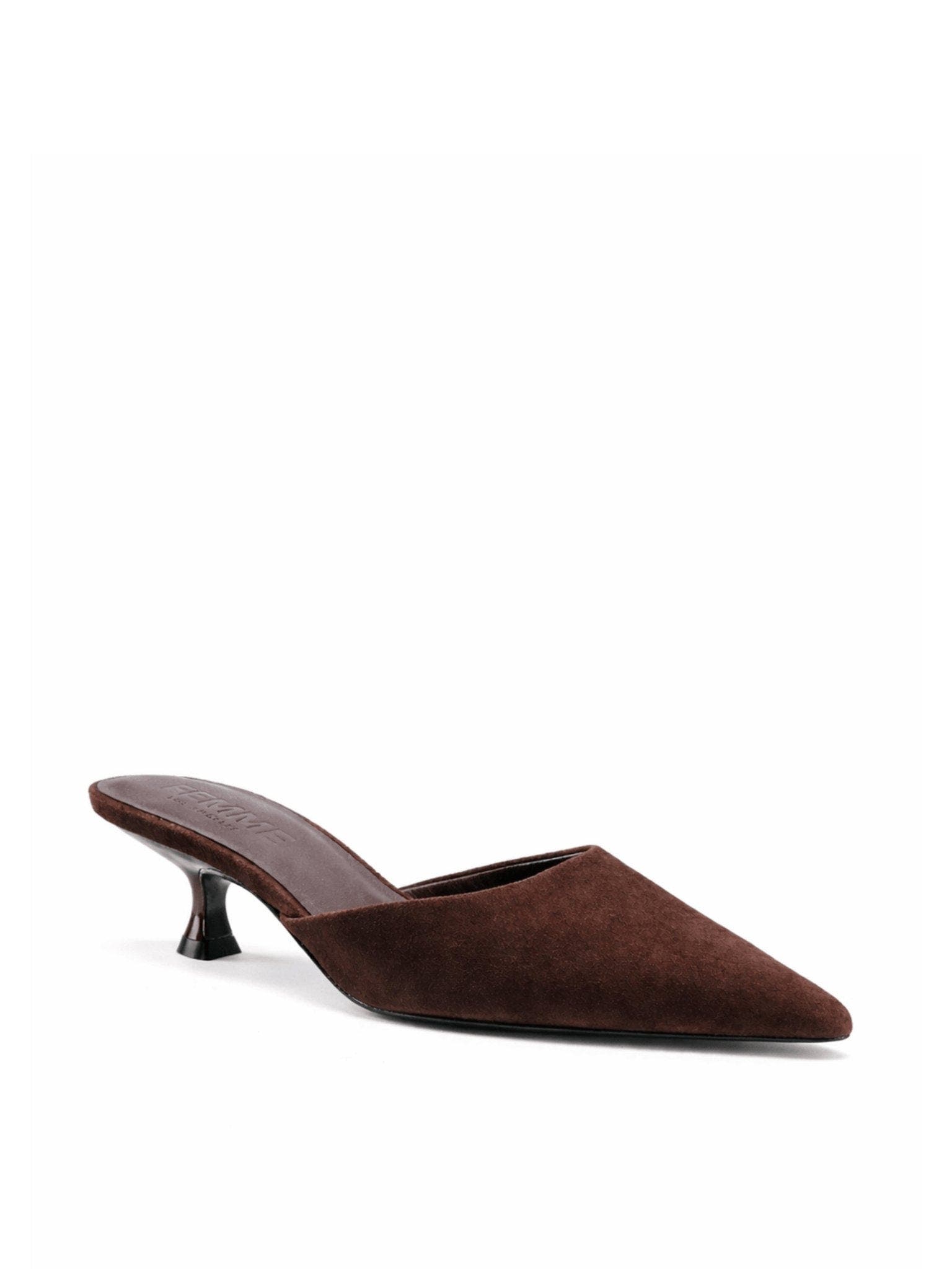 FEMME St. Honore Mule, Alternate, color, Brown
