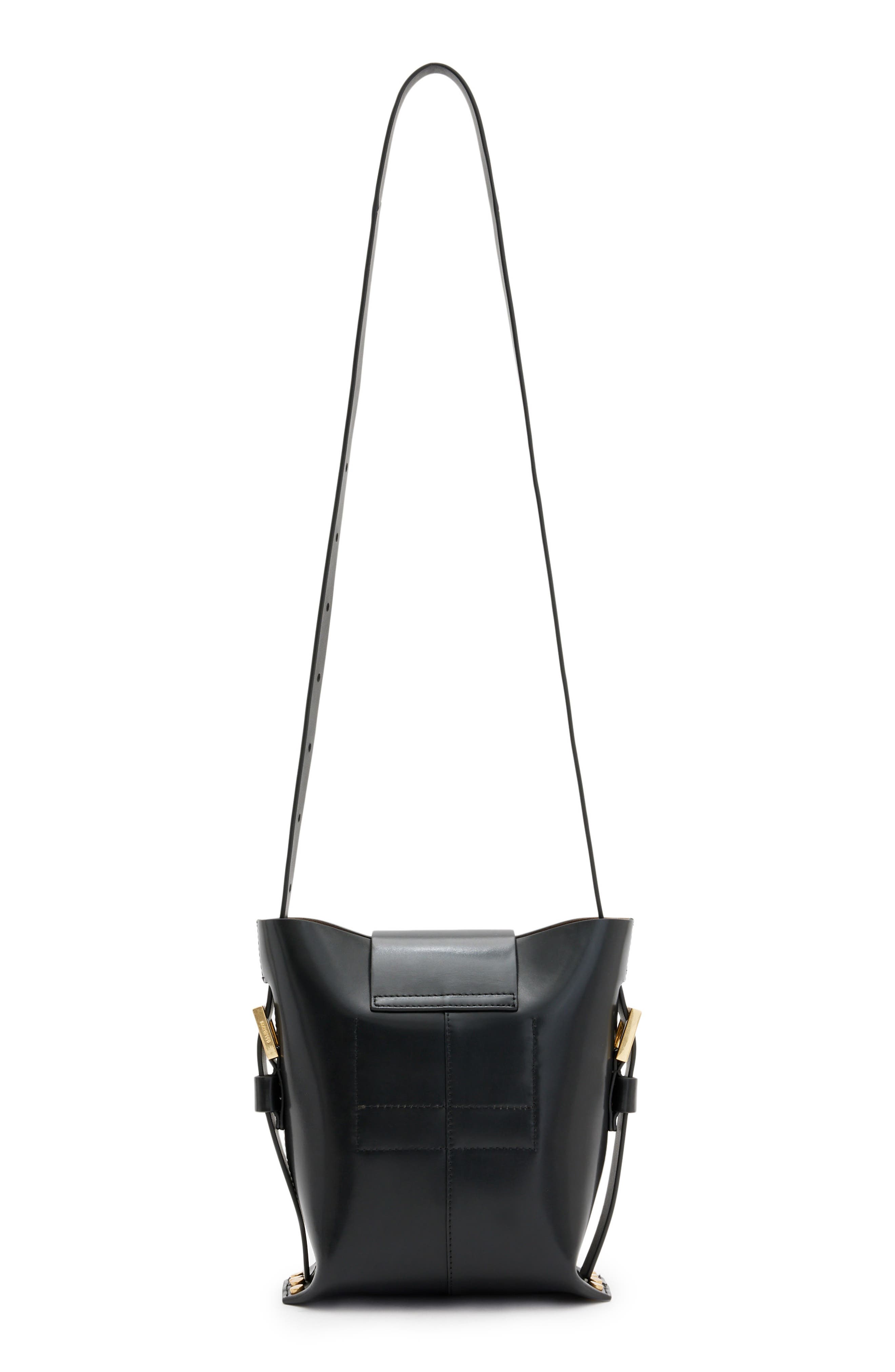AllSaints Miro Crossbody Bucket Bag, Alternate, color, 