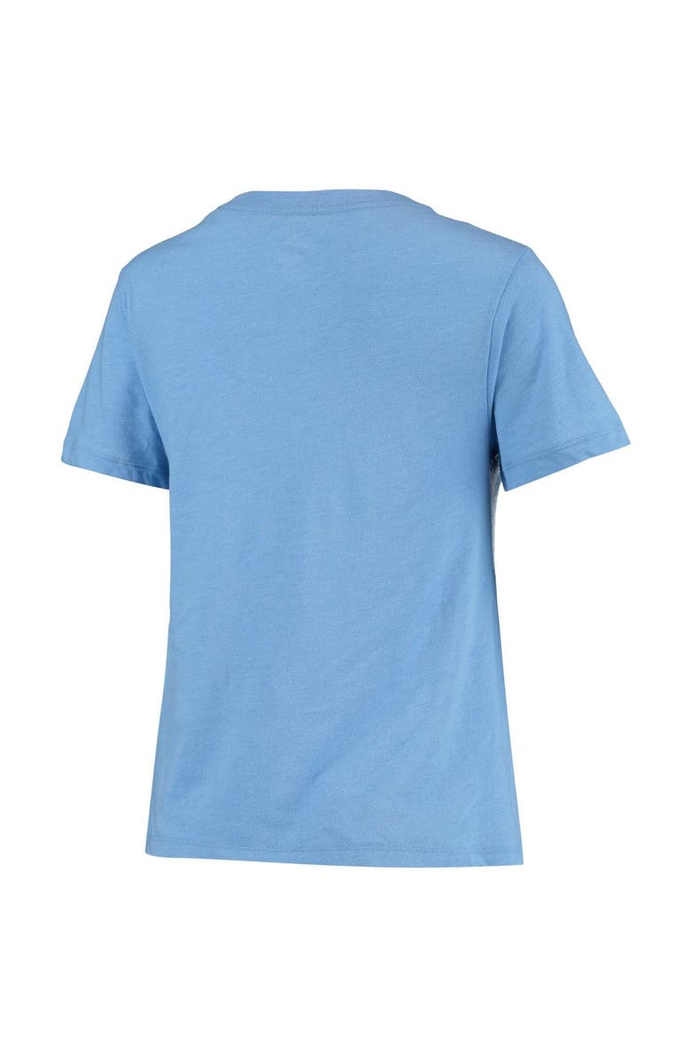 LEAGUE COLLEGIATE WEAR Women's League Collegiate Wear Heathered Light Blue Kentucky Wildcats Intramural Boyfriend Tri-Blend V-Neck T-Shirt, Alternate, color, 