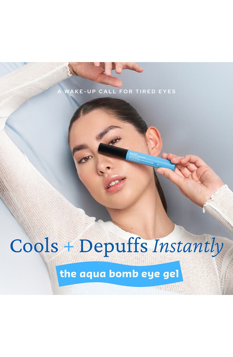 belif Aqua Bomb Depuffing Eye Gel with Caffeine + Hyaluronic Acid, Alternate, color, 