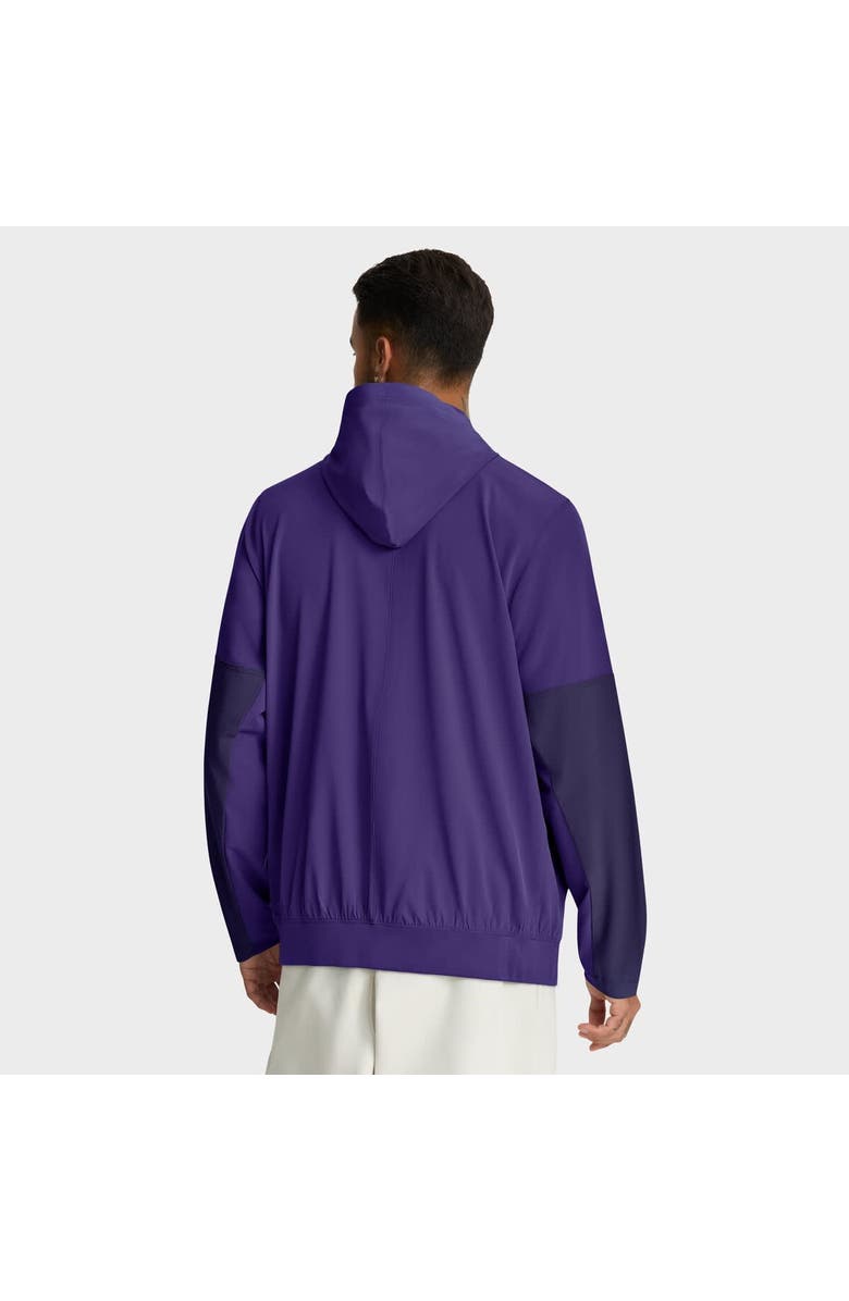 Nike Men's Nike Purple LSU Tigers Anorak Half-Zip Hoodie Jacket, Alternate, color, Purple