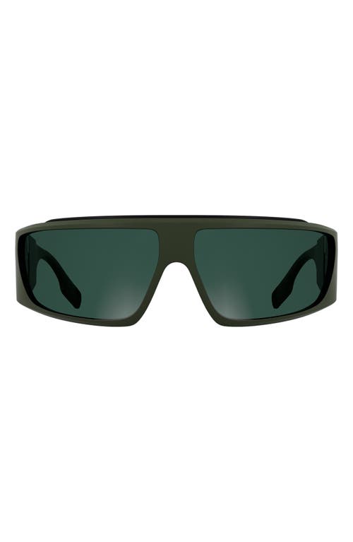 Canada Goose Hero 76mm Mask Sunglasses In Matte Dark Sage