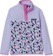 Lands' End Kids Anyweather Fleece Snap Neck Pullover