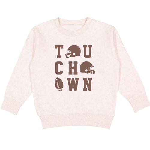 Sweet Wink Touchdown Sweatshirt In Brown