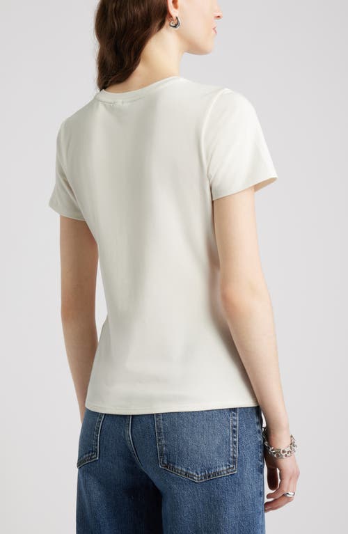 Nordstrom Pima Cotton Blend Crewneck T-shirt In White