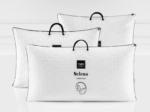 Togas Selena Tussah Silk Pillow In Neutral