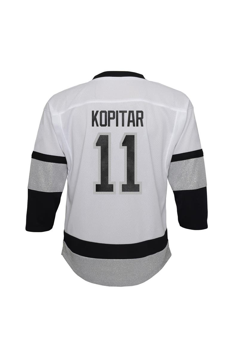 Outerstuff Preschool Anze Kopitar White Los Angeles Kings 2021/22 Alternate Replica Player Jersey, Alternate, color, 