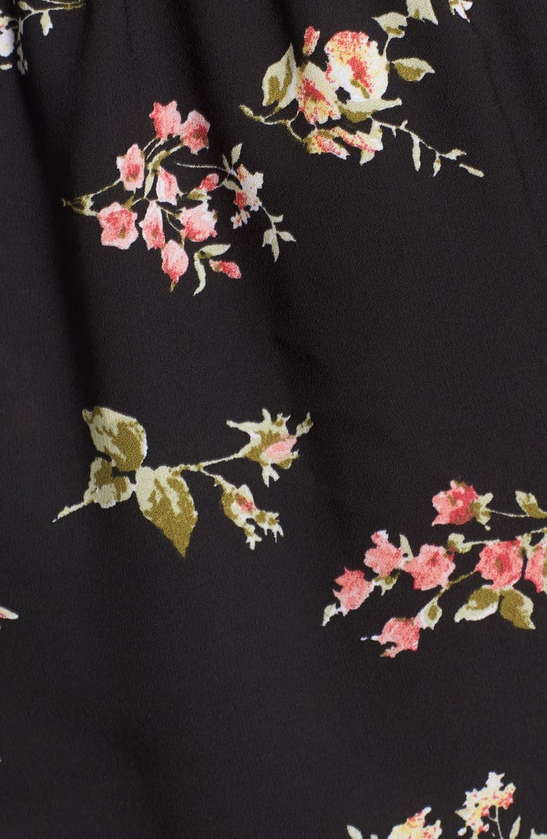 Mimi Chica Print Surplice Romper, Alternate, color, 