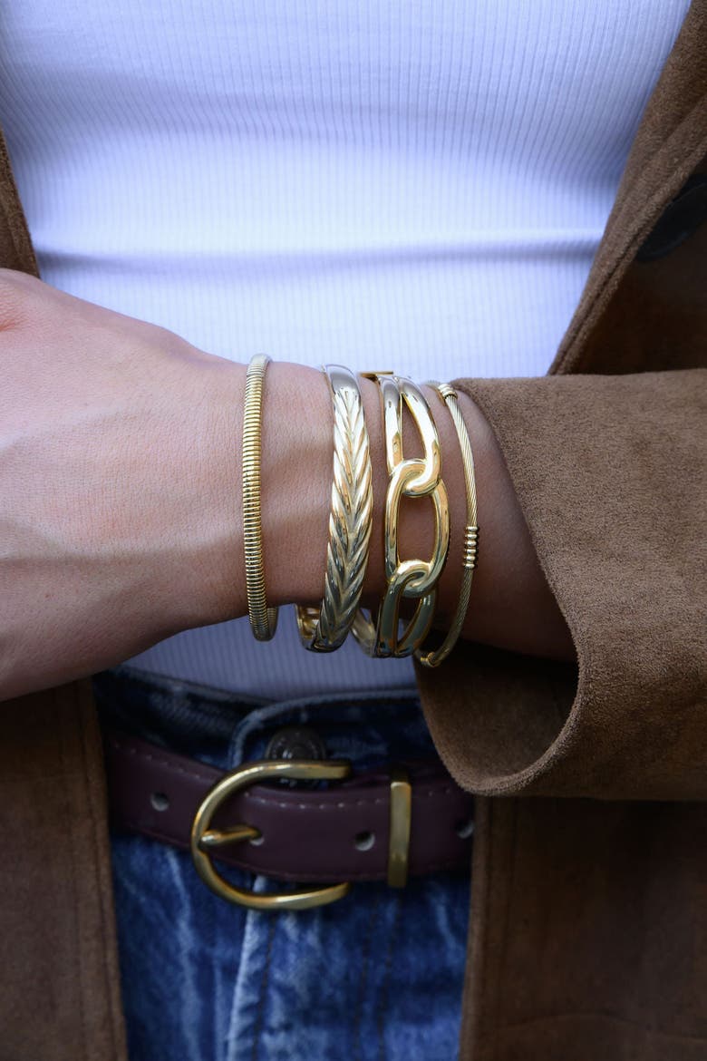 Blair Bracelet, Alternate, color, Gold