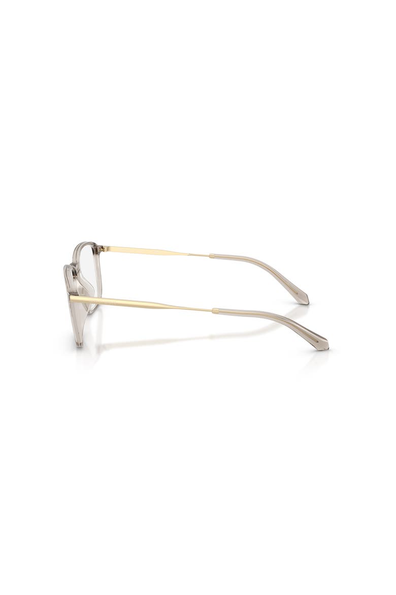 55mm Rectangle optical glasses, Alternate, color, Brown