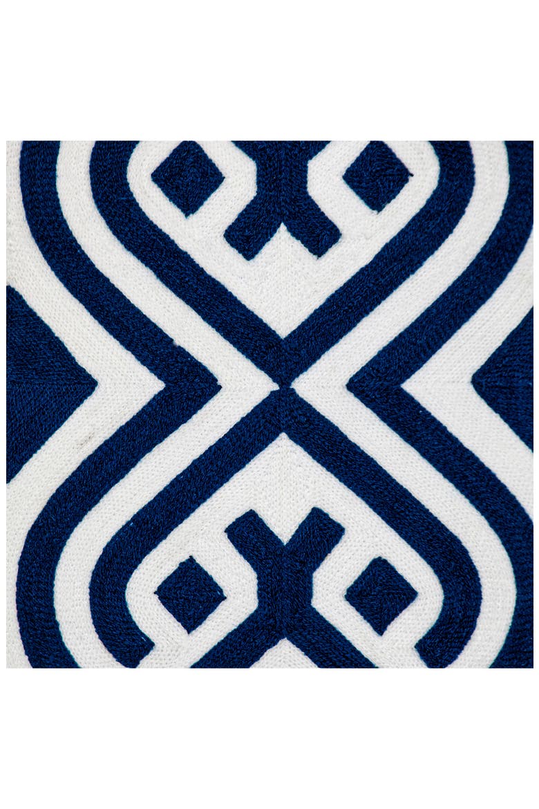 Vega Throw Pillow, Alternate, color, BLUE