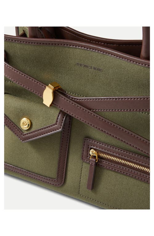 Veronica Beard Dash Cargo Top Handle Bag In Green