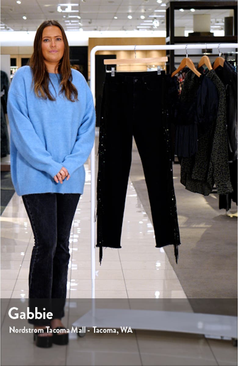 Venice Fringe Straight Fit Jeans, sales video thumbnail