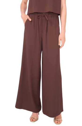 1.state Wide Leg Culotte In Brown