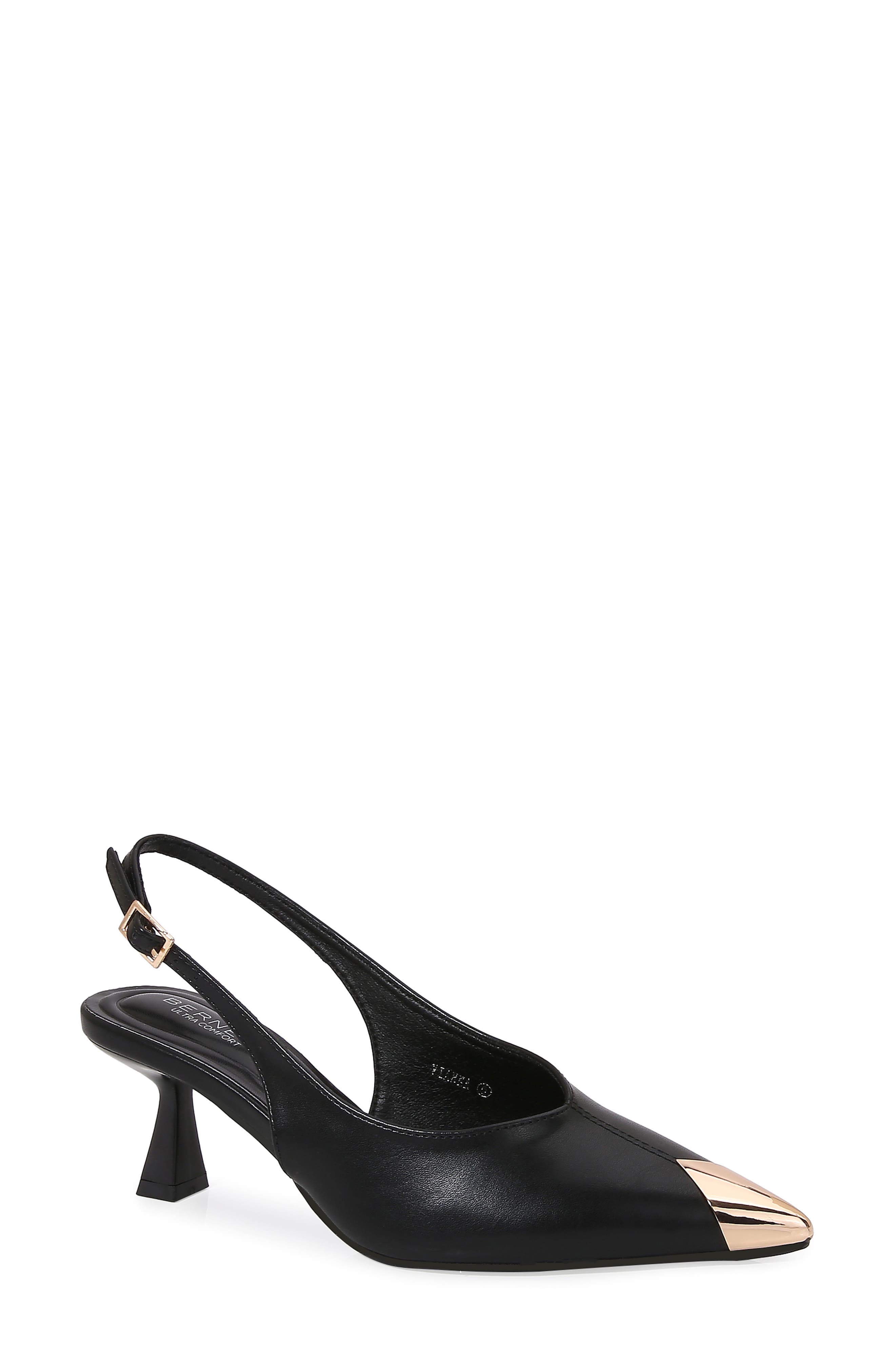 BERNESS Vianna Cap Toe Slingback Pump