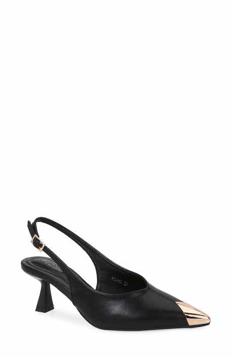 BERNESS Vianna Cap Toe Slingback Pump