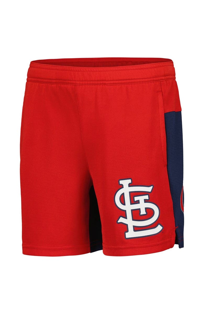 Outerstuff Youth Red St. Louis Cardinals 7th Inning Stretch Shorts, Alternate, color, Red