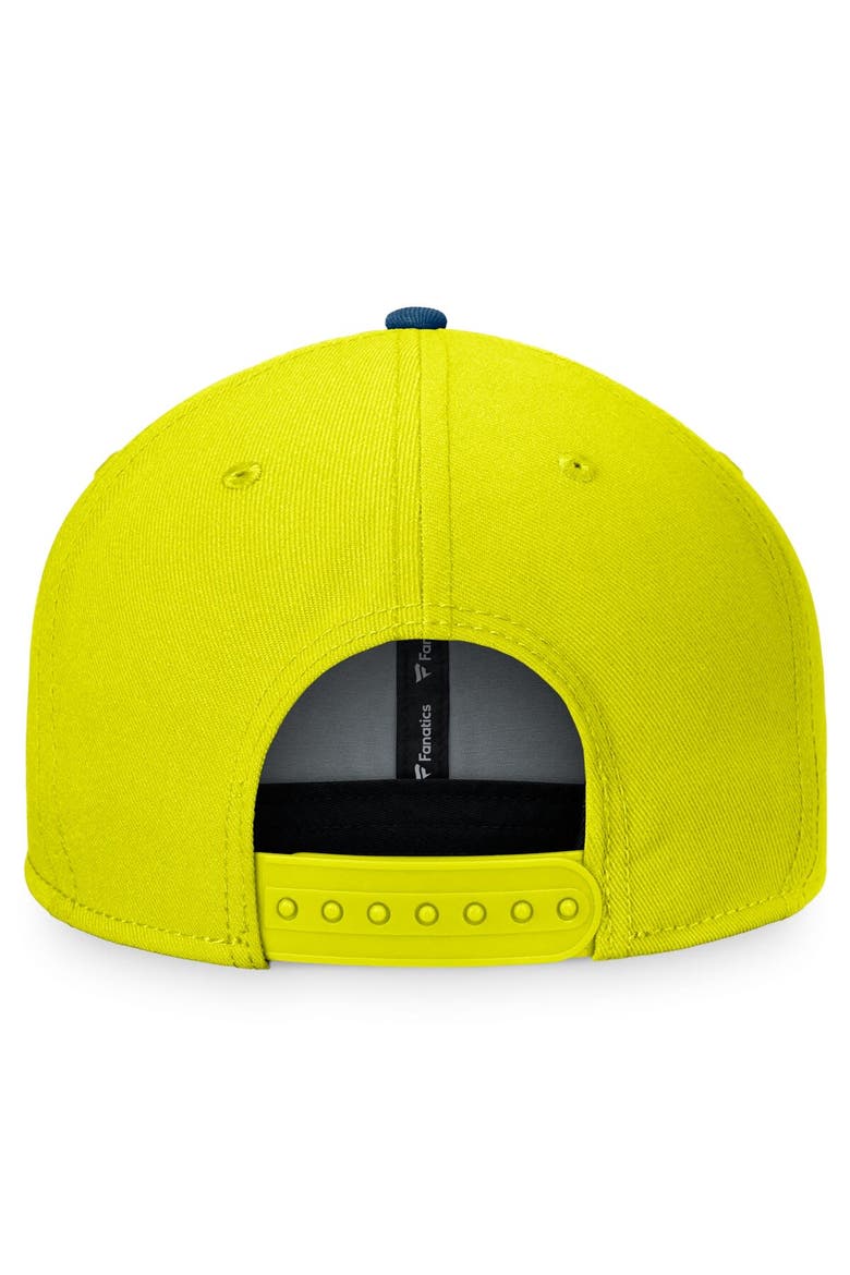 Men's Fanatics Branded Yellow/Navy Nashville SC Downtown Snapback Hat, Alternate, color, Yellow