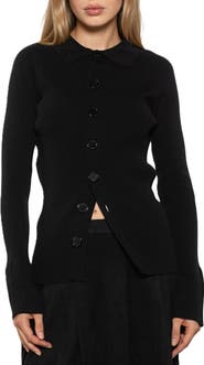 Alexia Admor Beatrice Button-Down Long Sleeve Cardigan