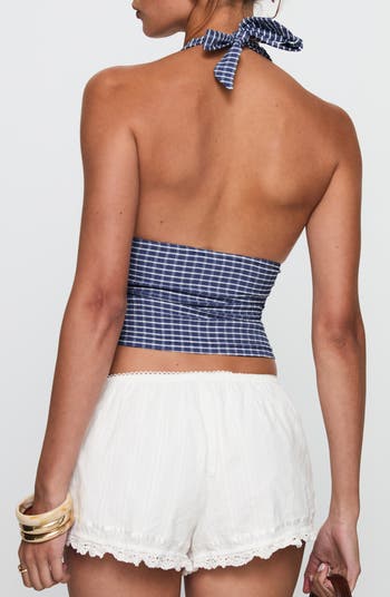 Whimsy Gingham Halter Top