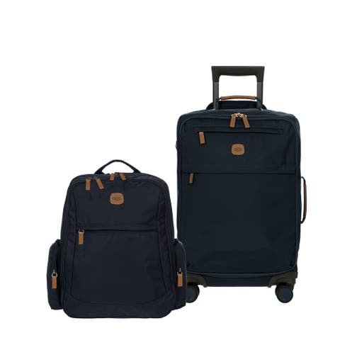 2 Piece Set - X-Travel 21" Carry-On Spinner & Nomad Backpack