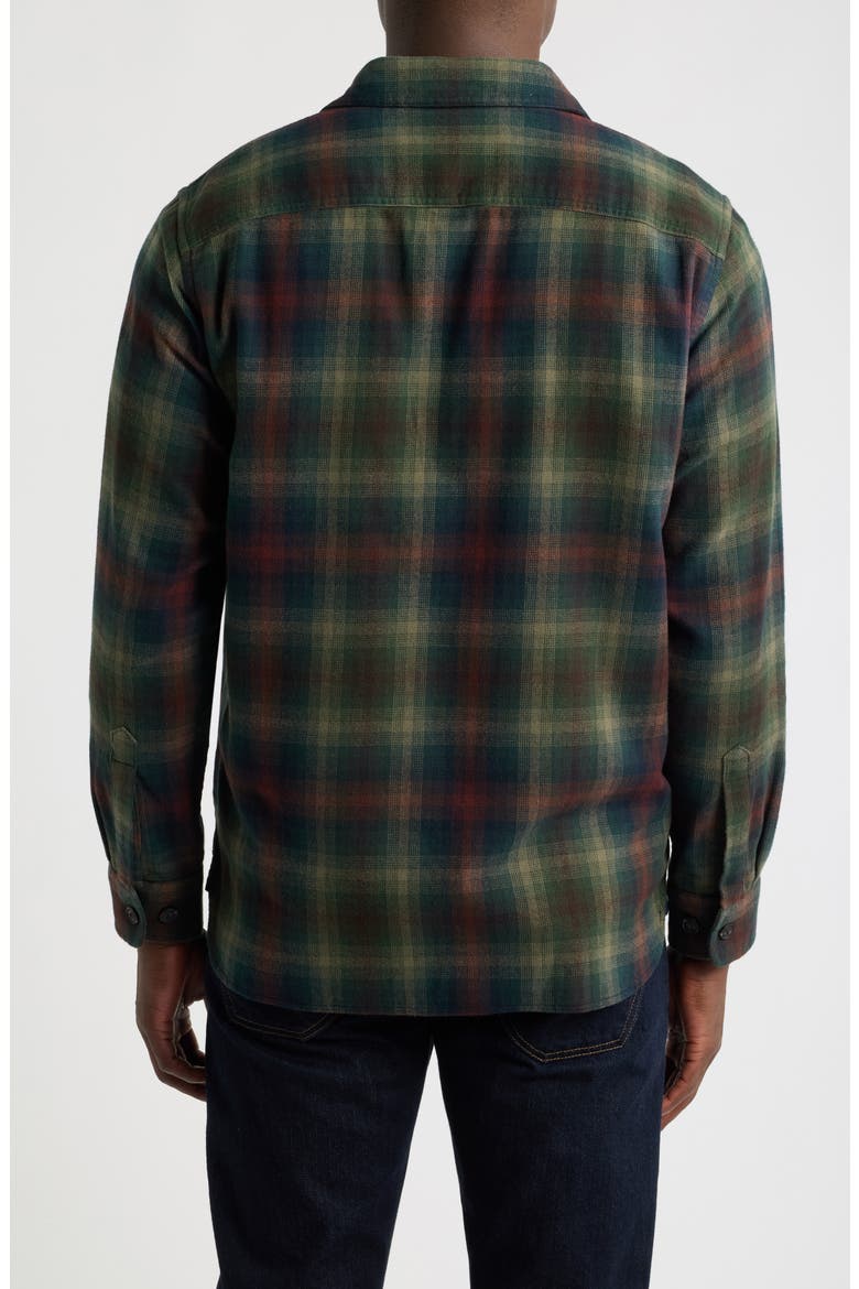 Burnside Flannel Shirt, Alternate, color, GREEN MULTI PLAID