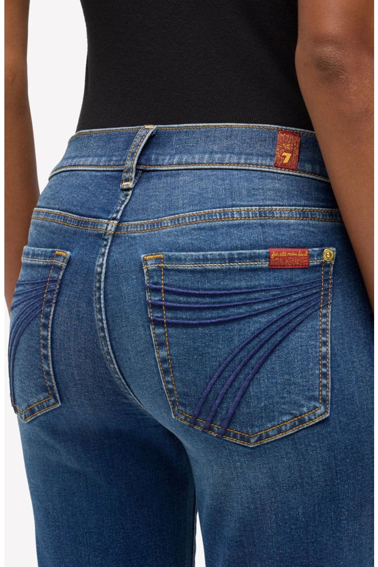 Dojo Mid Rise Flare Jeans, Alternate, color, MEDIUM MELROSE