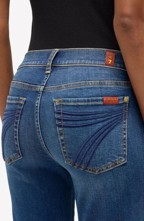 7 For All Mankind Dojo Mid Rise Flare Jeans In Blue