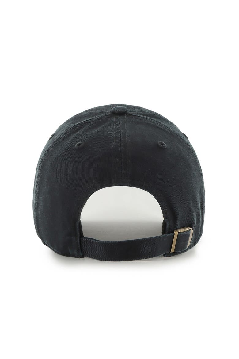 Men's '47 Black New York Giants Cooperstown Collection Hand Off Clean Up Adjustable Hat, Alternate, color, Black
