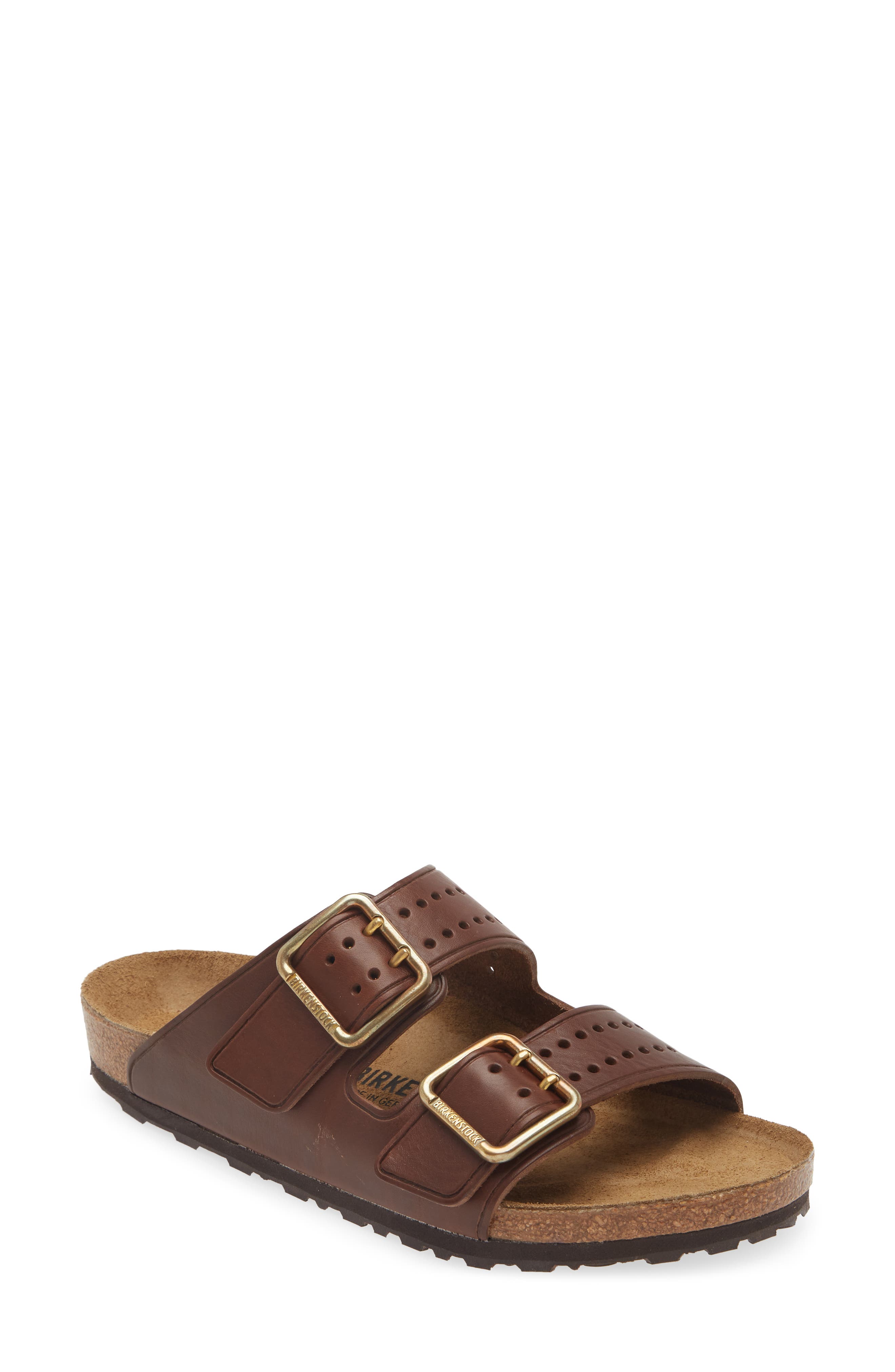 Arizona Bold Slide Sandal, Main, color, ROAST