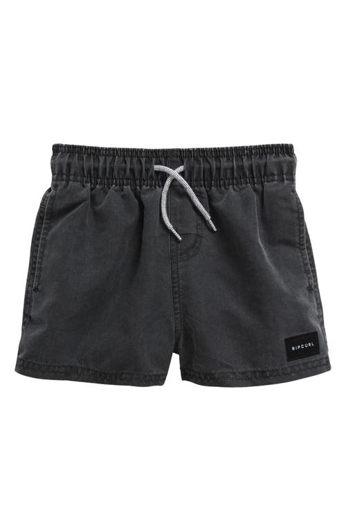 Rip Curl Kids' Bondi Swim Trunks in Black 