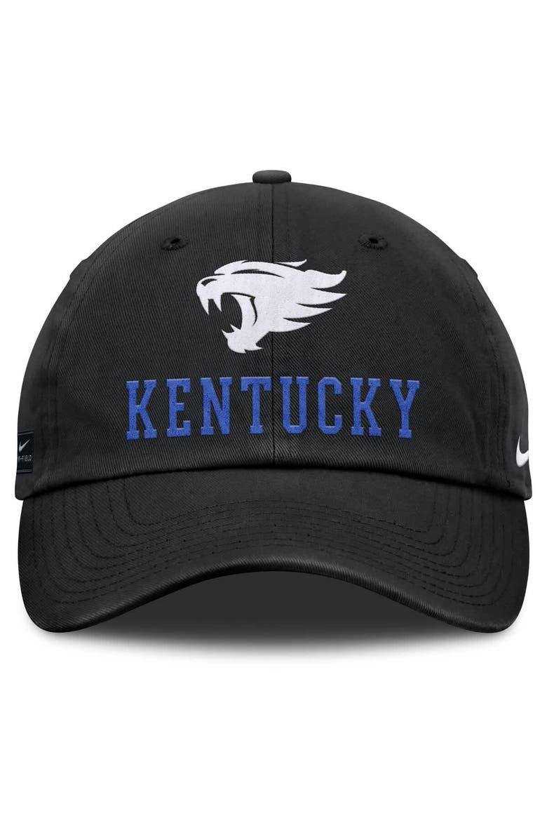 Nike Men's Nike Black Kentucky Wildcats 2025 Sideline Club Adjustable Hat, Alternate, color, 