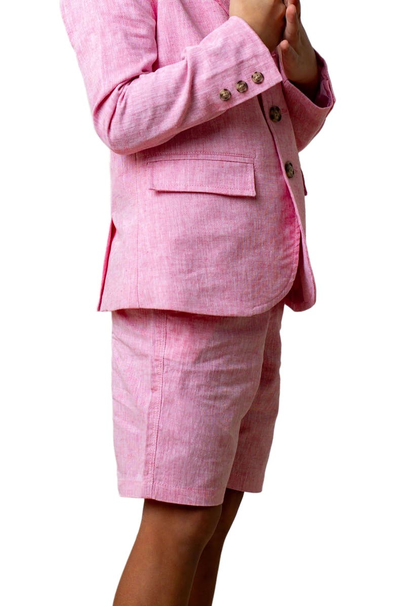 Hope & Henry Boys' Linen Short, Kids, Alternate, color, Rose Linen