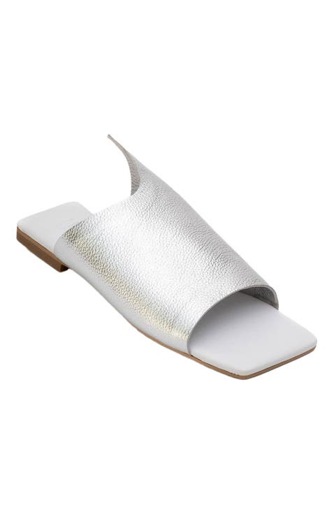 Orianna Leather Slide Sandal