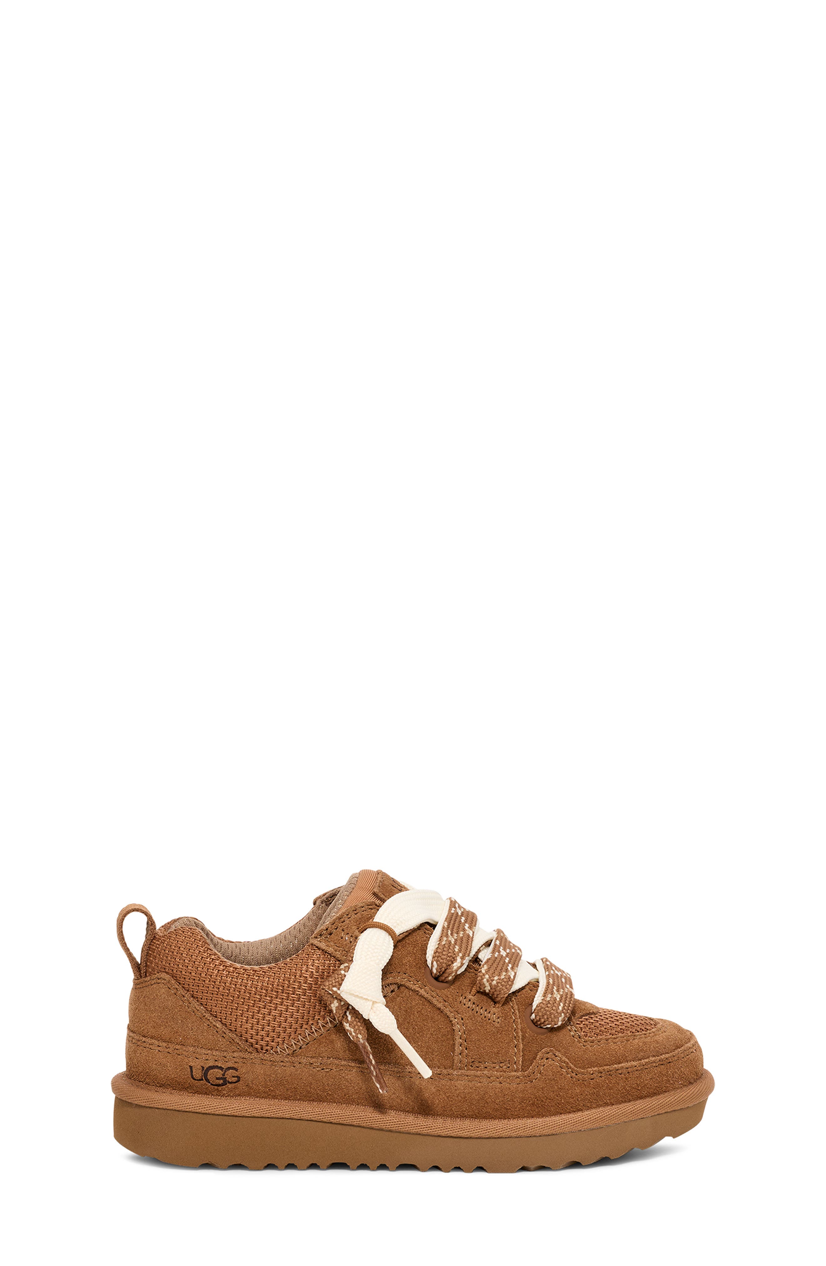 UGG<sup>®</sup> Kids' Lo Lowmel Sneaker, Alternate, color, Chestnut