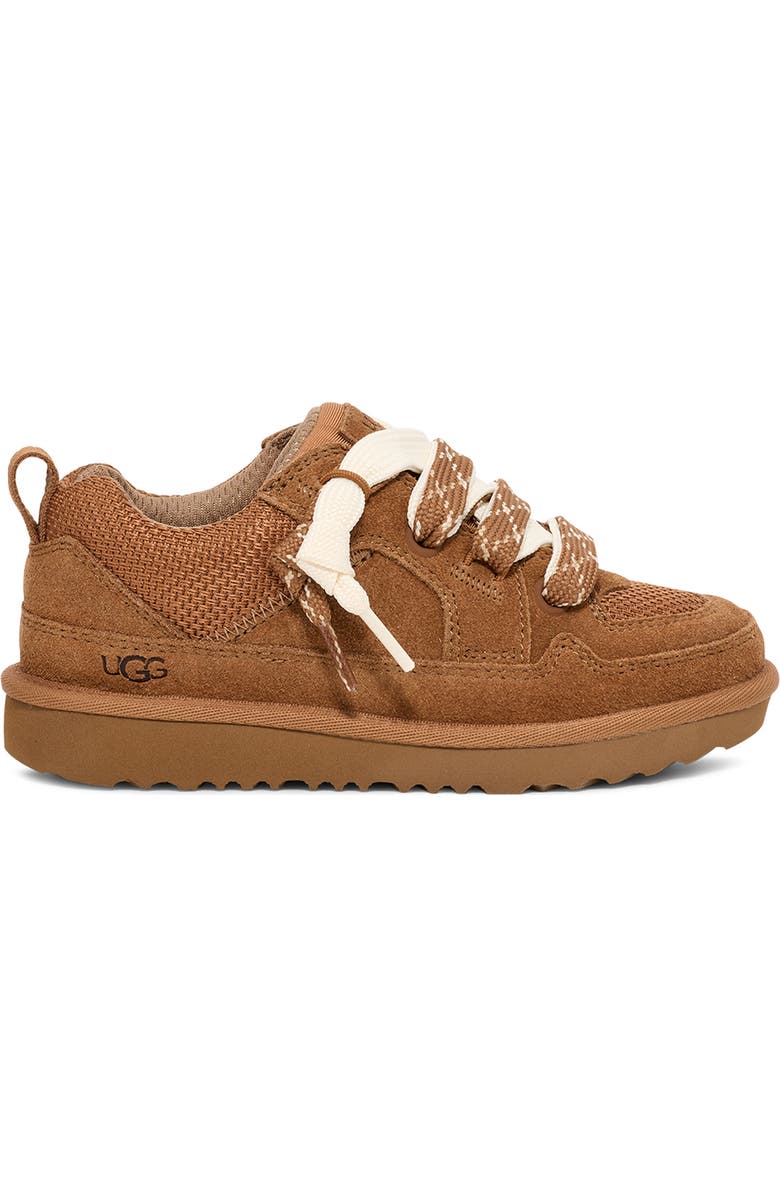 UGG<sup>®</sup> Kids' Lo Lowmel Sneaker, Alternate, color, Chestnut