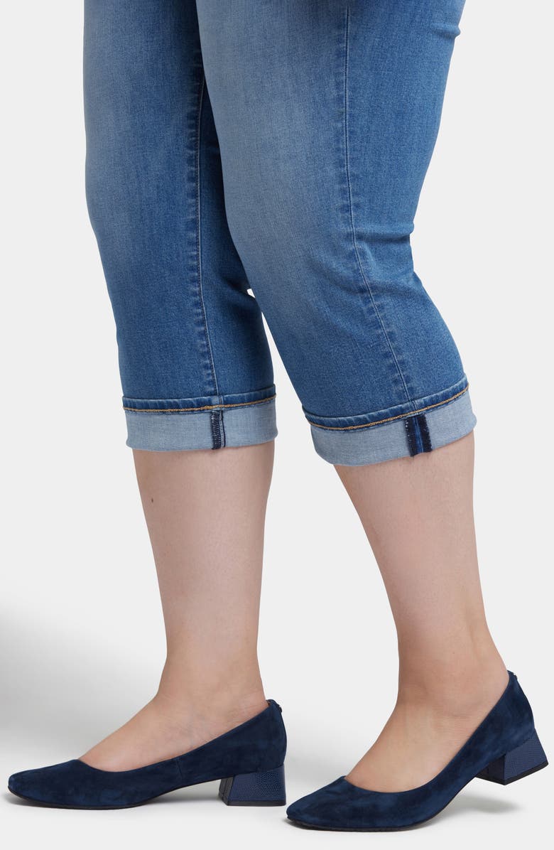 NYDJ Marilyn Cuffed Capri Jeans, Alternate, color, Water Canyon